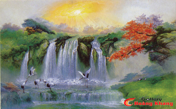 Tranh Núi - Nước - Phong Thuỷ